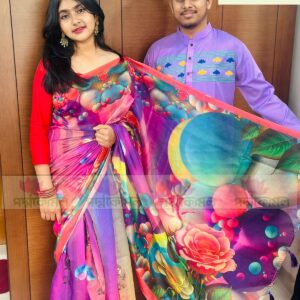 Most Popular Digital Print Couple Set